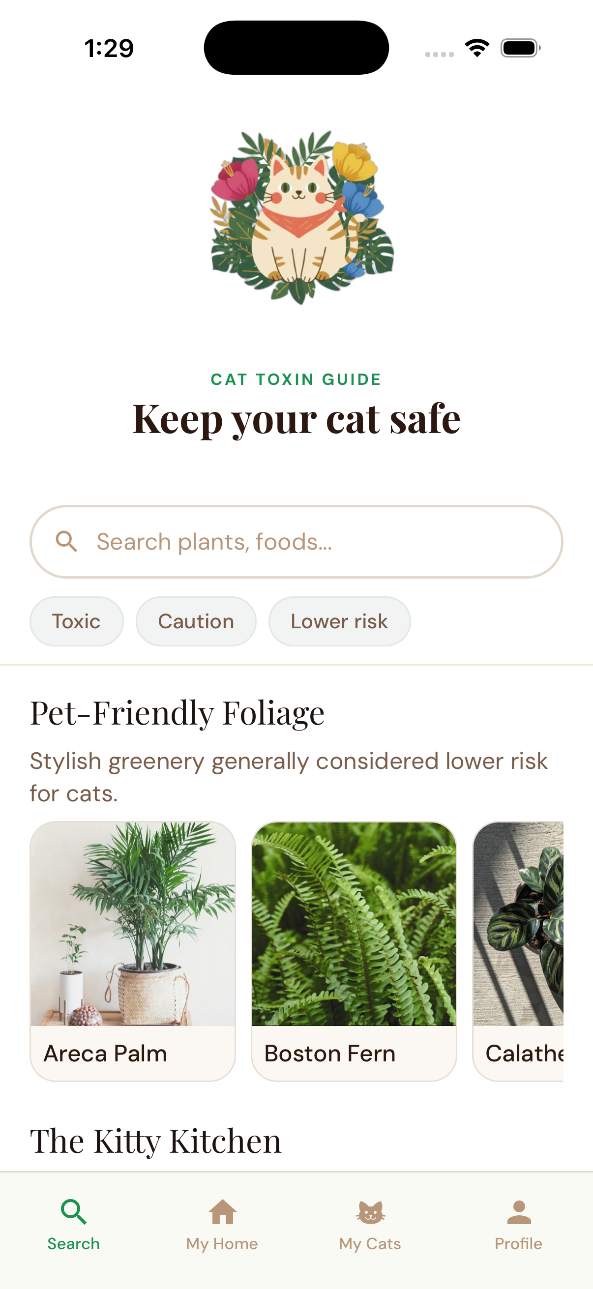 MewGuard — cat toxin search home